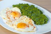 Spinach puree with eggs 400 gr.